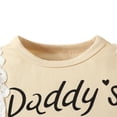 thumbnail image 4 of Gyratedream Newborn Baby Girl 3PCS Outfits Clothes Infant Girl Outfits Long Sleeve Ruffle Romper + Floral Pants + Headband Set, 4 of 11