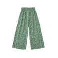 thumbnail image 3 of LilyLLL Womens Summer Holiday High Wasit Boho Floral Wide Leg Palazzo Pants, 3 of 4