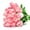Pink, variant on 20pcs Artificial Tulips PU Touch Single Stem Fake Flower Bouquet Arrangement for Home Party Wedding Decoration (Yellow)