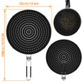 thumbnail image 3 of OUSITAID Écran d'Éclaboussure de Silicone Non Rouille pour la Cuisson - Poignée Pliable de Protection d'Éclaboussure de Graisse de 12 Pouces, 3 of 7