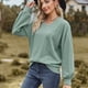 thumbnail image 2 of 1PCS manga larga jacquard color liso-verde oscuro, 2 of 6