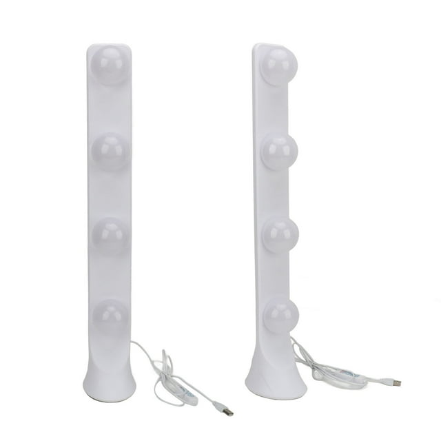 LED Vanity Lights for Mirror,LED Vanity Lights with 4 Dimmable Bulbs,3000K 4000K 6500K Brightness Adjustable,USB Cable,Mirror Lights for Makeup Dressing Room Bathroom