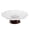 Clear White, variant on bestolf Clear Fruit Bowl with Wooden Base Modern Serving Tray for Living Room Coffee Table Kitchen Petal Hammer Pattern Snack Tray (Clear White )