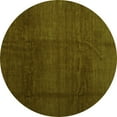 thumbnail image 1 of Ahgly Company Indoor Round Abstract Green Contemporary Area Rugs, 6' Round, 1 of 1