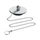 thumbnail image 3 of Tapa de Drenaje Tapón Ba?o Ba?era Cromado Metal sólido Tapón de desecho con Cadena para Accesorios de Fregadero de Cocina fregadero de, 3 of 8