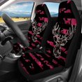 thumbnail image 3 of Pzuqiu Car Seat Covers Softy Durable Car Seat Cushion Polyester Breathable Protection, Fit for Cars Sedans Trucks, American Flag Deer Design, 3 of 10