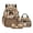 Beige-Cartoon Dogs, variant on Cat Cloud Print Backpack Set with Lunch Bag for Kids Stars Print Backpack and Pencil Case Set Insulated Lunch Box with Pencil Pouch for School Travel