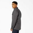 thumbnail image 3 of Dickies Men's Water Repellent Fleece-Lined Duck Shirt Jacket, Slate Gray, X-Large, 3 of 5