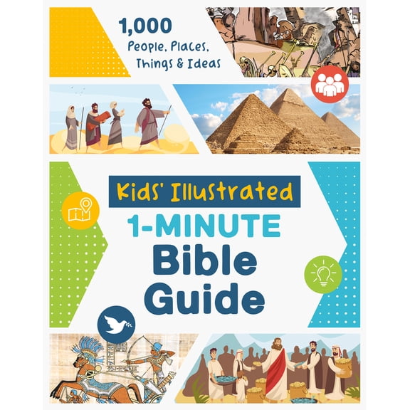 Pre-Owned Kids' Illustrated 1-Minute Bible Guide: 1,000 People, Places, Things & Ideas (Paperback) 1636097804 9781636097800