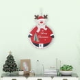 thumbnail image 7 of Xuniizn Christmas Countdown 24 Days Calendar Xmas Wooden Advent Calendar Christmas Countdown Ornament Decoration, Wood, Red, 7 of 7