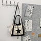 thumbnail image 2 of Bolso tote unisex con cordón Correa ajustable Patrón de estrella Asa superior Satchel Bag Hugtrwg Para estrenar, 2 of 9