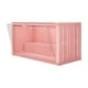 thumbnail image 1 of Vitrina para objetos de colección, vitrina transparente a prueba de polvo, caja de almacenamiento, vitrina, contenedor para muñecas, figuras de acción con rosa claro, 1 of 9