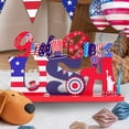 thumbnail image 4 of Esaierr Usa Independence Day Table Decor Wooden Letters Table Centerpieces Sign Desk Home Decoration, 4 of 5