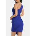thumbnail image 2 of KRE Prime Women Tie Front One-Shoulder Sleeveless Dress, 2 of 15