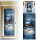 thumbnail image 2 of Tapiz decorativo para puerta con árbol de Navidad, cortina para puerta, tapiz para puerta, decoración para fiestas navideñas, 2 of 7