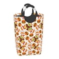 thumbnail image 2 of KLL Burger Laundry Hamper,Large Canvas Fabric Lightweight Storage Basket Toy Organizer Dirty Clothes Collapsible Waterproof, 2 of 6