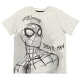 thumbnail image 4 of Marvel Spider-Man Miles Morales Spider-Gwen Ghost Spider Toddler Boys 3 Pack T-Shirts Toddler to Big Kid, 4 of 5