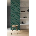 thumbnail image 3 of Green Abstract Graphic Geometric Wallpaper R8355, 3 of 4