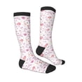 thumbnail image 3 of Picia Women Crew Soft Moisture-wicking Socks Retro Floral Pattern Design Cotton Socks, One Size fit All, 3 of 9
