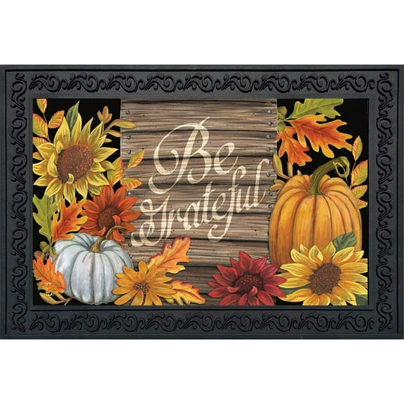 Briarwood Lane Be Grateful Fall Doormat
