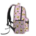thumbnail image 3 of Pofeuu Different Avocados Print Backpack for Men and Women - Basic Bookbag Casual Daypack Backpacks for College Work Travel-One Size, 3 of 5