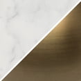 thumbnail image 6 of Evelyn&Zoe Lena 21.5" Tall Table Lamp with Fabric Shade, Marble and Brass/White, 6 of 6