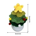 thumbnail image 3 of Clearance under 5, Mini Christmas Tree, Knitted Mini Simulated Christmas Tree Potted Plant Knitted Christmas Decorations Gifts for Kids, 3 of 6