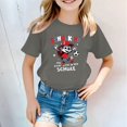 thumbnail image 2 of Godom Girls Tops Fashionable Short Sleeve T-Shirt Casual Crewneck Tops Summer Tops Basic Tees, 2 of 6