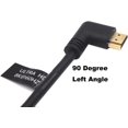 thumbnail image 2 of YISITIAN Câble HDMI Ultra HD 8K 2 Pieds, Angle Gauche 90 Degrés HDMI 2.1 Version Mâle à Femelle Câble de Protection Haute Vitesse pour Xbox TV PS4 PS5 Switch, Supporte 8K60Hz 4K120Hz (Gauche-FM) CJ919-24853, 2 of 7
