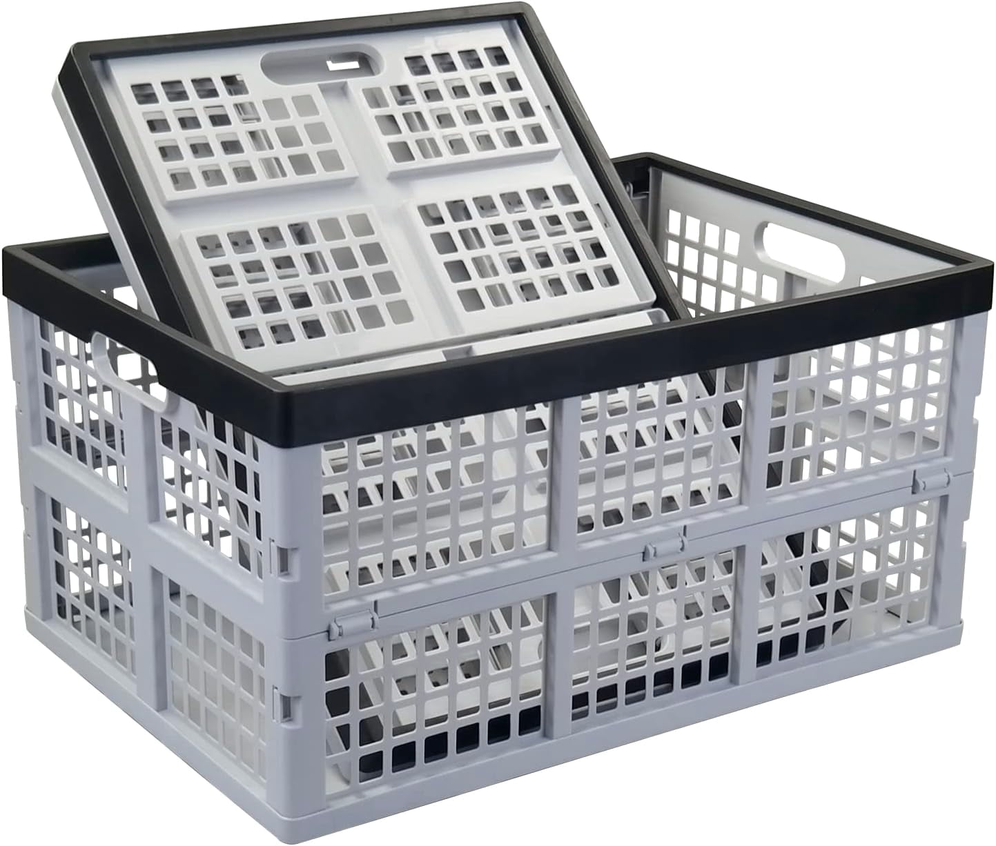 Milk Crate Organizer Muscle Rack 24 Quart Dairy Crates (3 Pack) – Heavy ...