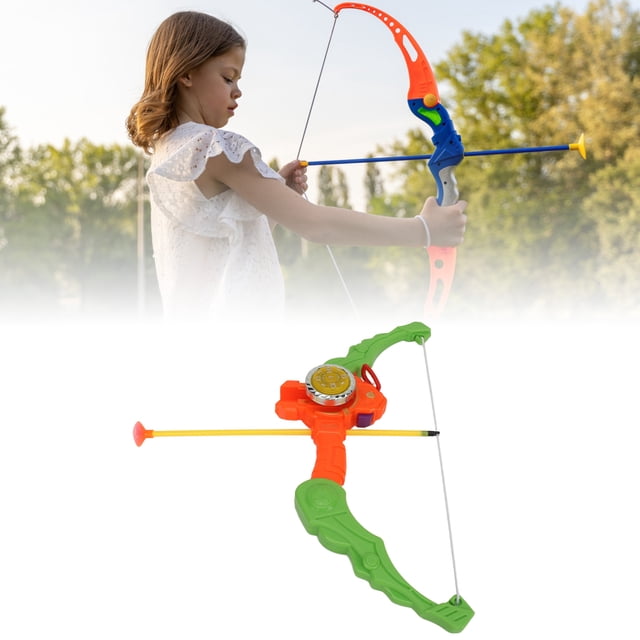 Archery Toy Play Set,Suction Cup Design BowToy with Light Effect for Kids