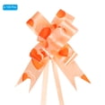 thumbnail image 3 of Unique Bargains 8' Pull Bows Gift Wrapping Pull Bow Heart Pattern Baskets Present Bows Knot Ribbon Orange 100 Pcs, 3 of 6