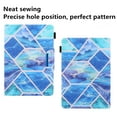 thumbnail image 2 of Universal Case for 6.5-7.5" Tablet, Dteck Pretty Pattern PU Leather Stand Cover for Kindle Fire 7/Galaxy Tab A 7"/Galaxy Tab E Lite 7"/RCA Voyager 7" and more 6.5 - 7.5 in tablet,01 Blue Marble, 2 of 5