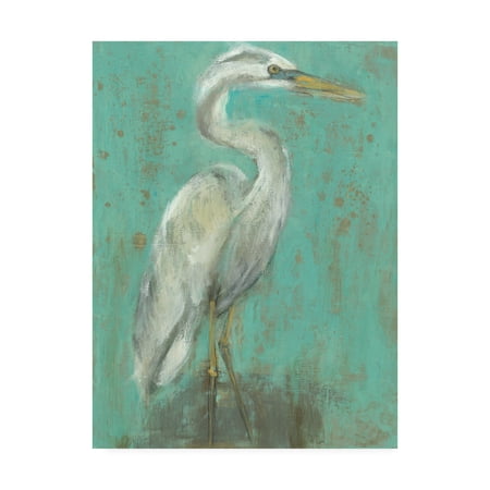 Canvas Spray - Trademark Fine Art 'Sea spray Heron I' Canvas Art by Jennifer Goldberger