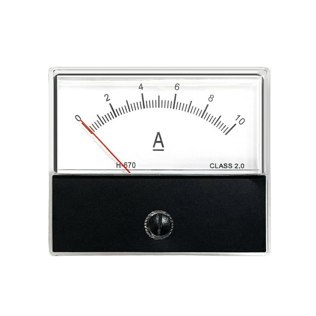 Analog Current Panel Meter Ammeter Gauge Class 2.0 Accuracy DC 010A