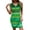 Green, variant on Gspmoly Summer Dresses, Women Casual Sleeveless Tank Dresses Crewneck Summer Stripe Print Dress for Beach Wedding Dresses for Women Clearance