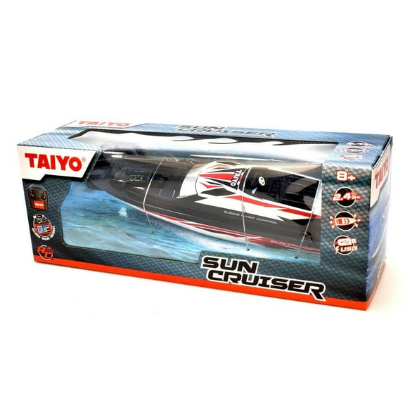 Sun Cruiser Remote Control Boat, Black 300004B