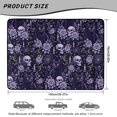 thumbnail image 7 of HUISEFOR Skull Rose Car Trunk Mat 29" x 39" Universal Cargo Mat Rear Trunk Liner Anti Slip All Weather Fits for Most Cars SUV, 7 of 7