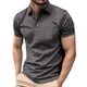 thumbnail image 1 of pstuiky Camisas casuales de manga corta para hombre, Camisa de manga corta con cuello vuelto, versátil, de color liso y estilo informal para hombre camisas casuales para hombre xl, 1 of 5