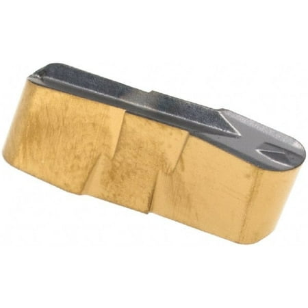 

Iscar 318159GIP Grade IC830 3.18mm Cutting Width Carbide Grooving Insert 12.2mm Max Depth of Cut Neutral 1.59mm Corner Radius TiAlN Finish