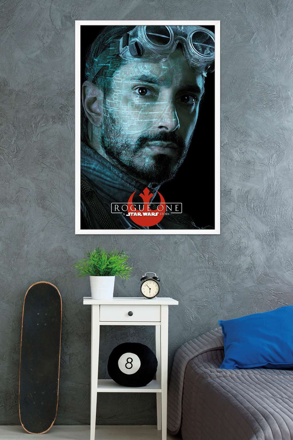 Star Wars: Rogue One - Bodhi Wall Poster, 22.375" x 34", Framed