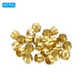 thumbnail image 3 of Uxcell 5mm Tube OD Brass Compression Sleeves Ferrules Brass Ferrule Fitting 25 Pack, 3 of 6