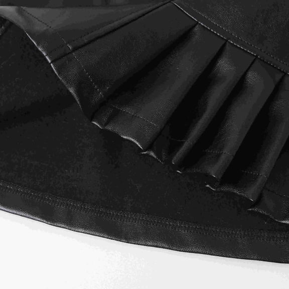 Vedolay Little Girl Dress 2023 Toddler Girls Summer Dresses Short Sleeve Outfit,Black 4-5 Years