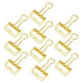 thumbnail image 1 of Metal Wire Paper Clamp Binder Clips Colored Multifunction Hollow Out Paper Desktop Office Organizer for Photo File Students School Office Home Supply 10pcs per Box 32mm, 1 of 8
