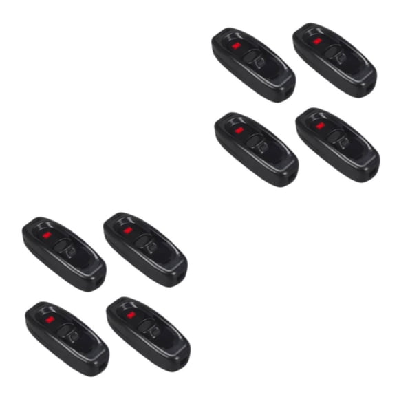 Riwesomey Interruptor inalámbrico de 4 piezas para interruptores de indicador de botón, interruptor de botón de encendido y apagado LED, Negro 2piezas