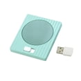 thumbnail image 2 of TISHITA Coffee Warmer Tea Warmer Multi Use for Hot Chocolate Portable 45 degreeC Constant Temperature Coaster for Kitchen Desk Travel Gifts Green, 2 of 8