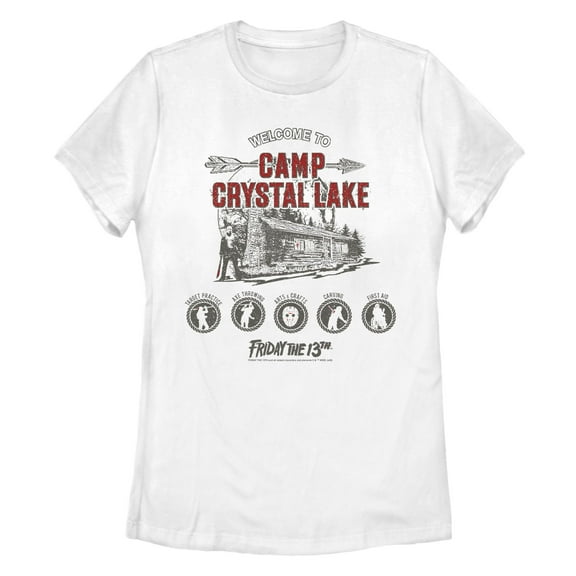 Women's Friday the 13th Welcome to Camp Crystal Lake Graphic T-Shirt
