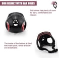 thumbnail image 3 of HQREA Puppy Motorcycle Helmet Sunglasses with Ear Holes and Adjustable Nylon Strap Dog Hard Hat for Outdoor, 3 of 6