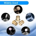 thumbnail image 2 of 6PCS Precision Brass Universal Shift Knob Thread Adapters - M8 X 1.25, M10 X 1.25, M10 X 1.5Kit, Fit Most 5/6 - Speed Manual Gear Shift Heads, Hassle - Free Installation Auto Part, 2 of 7