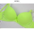 thumbnail image 4 of OGLCCG Push Up Underwire Bras for Women Seamless Full Coverage Padded Wireless Bra Solid Color Comfortable Everyday Bralette, 4 of 7